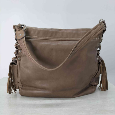 キタムラ KITAMURA イタリア製 サイドレースアップ ワンショルダーレザーバッグ レディース